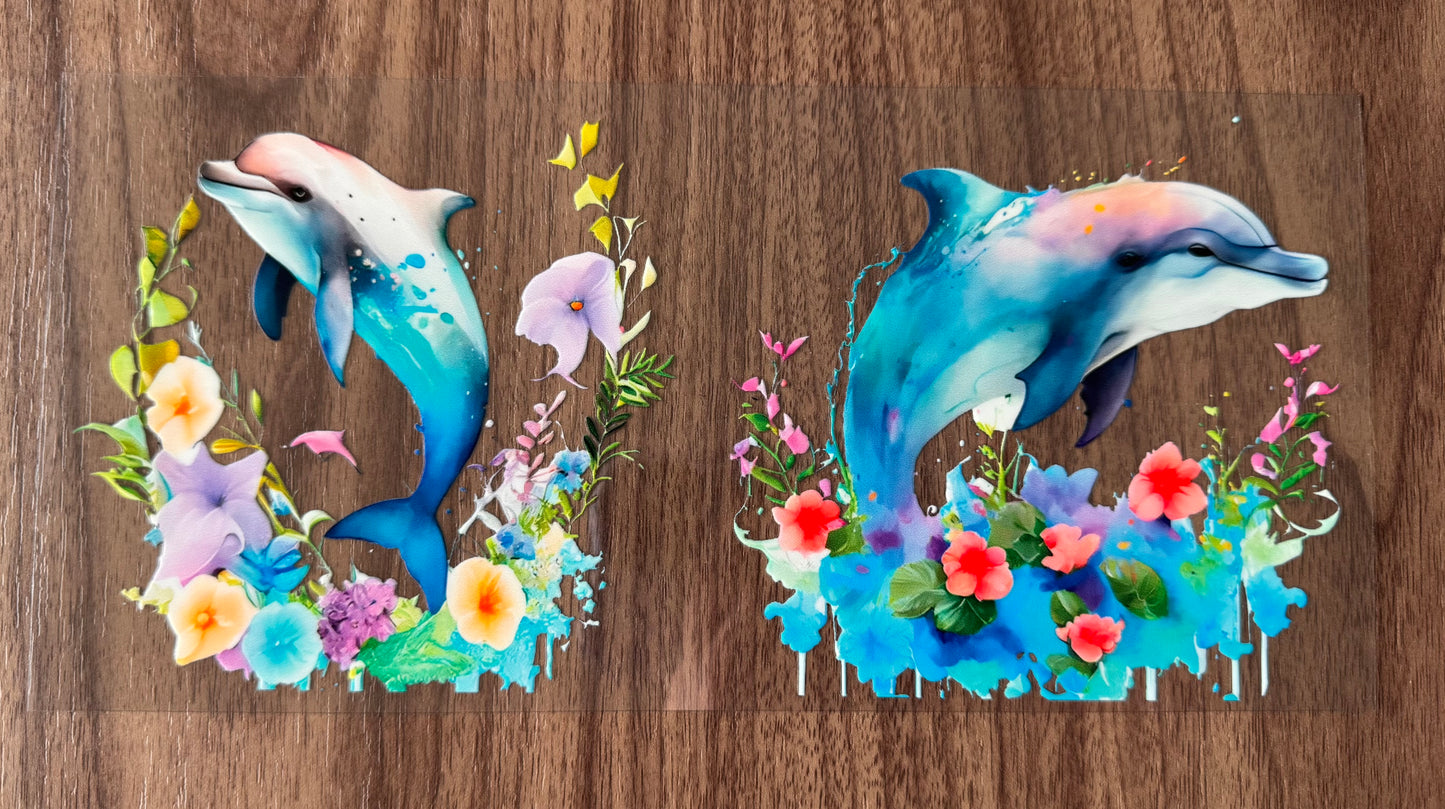 Jumping Dolphins Decal Sheet