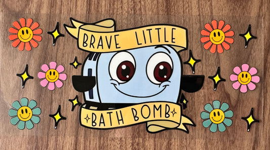 Brave Little Bath Bomb Cup Wrap