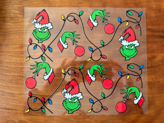 Green Guy Lights Cup Wrap