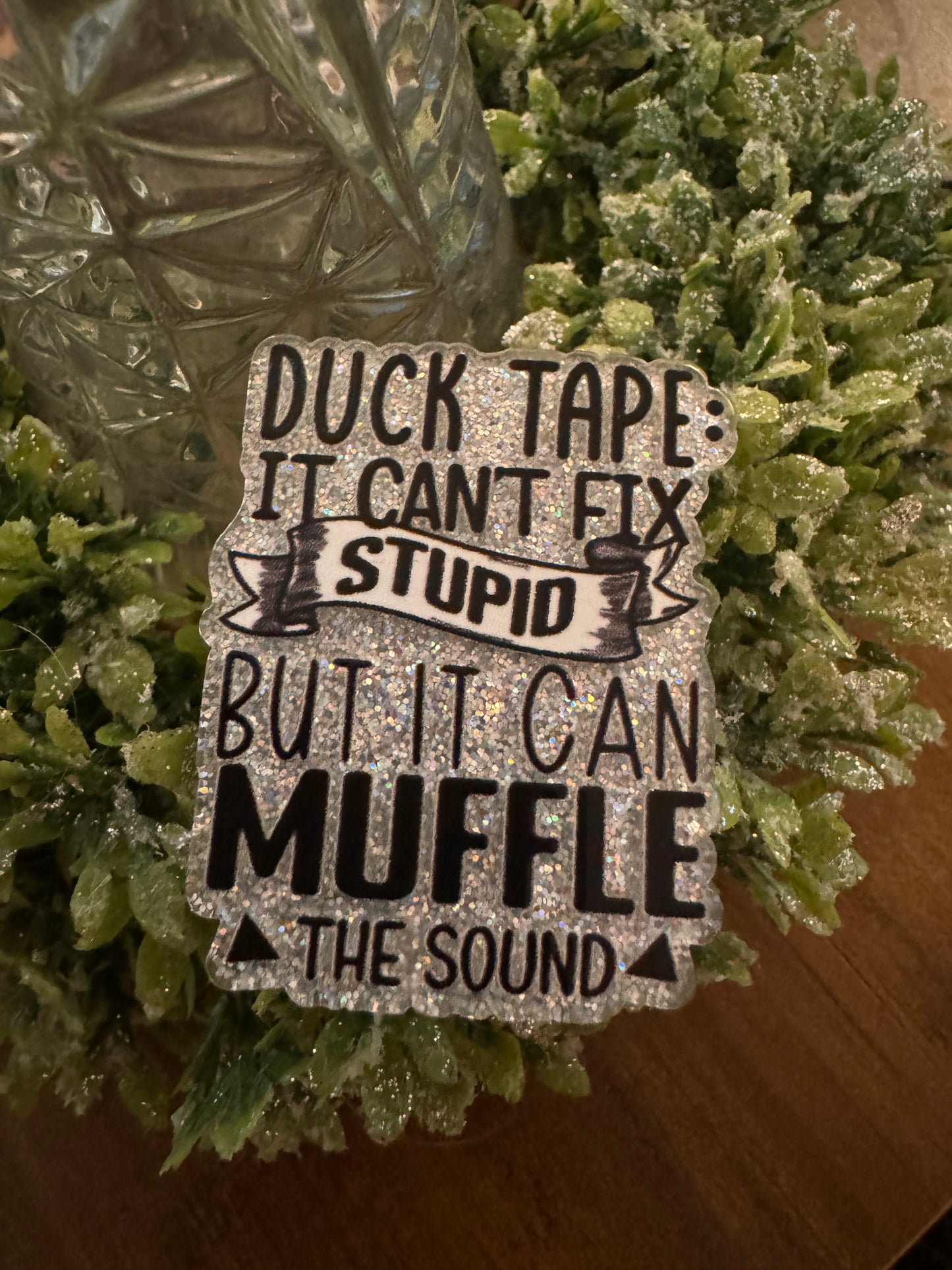 Funny Duck Tape Acrylic