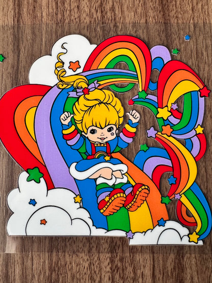 Sliding Rainbow Girl Cup Wrap