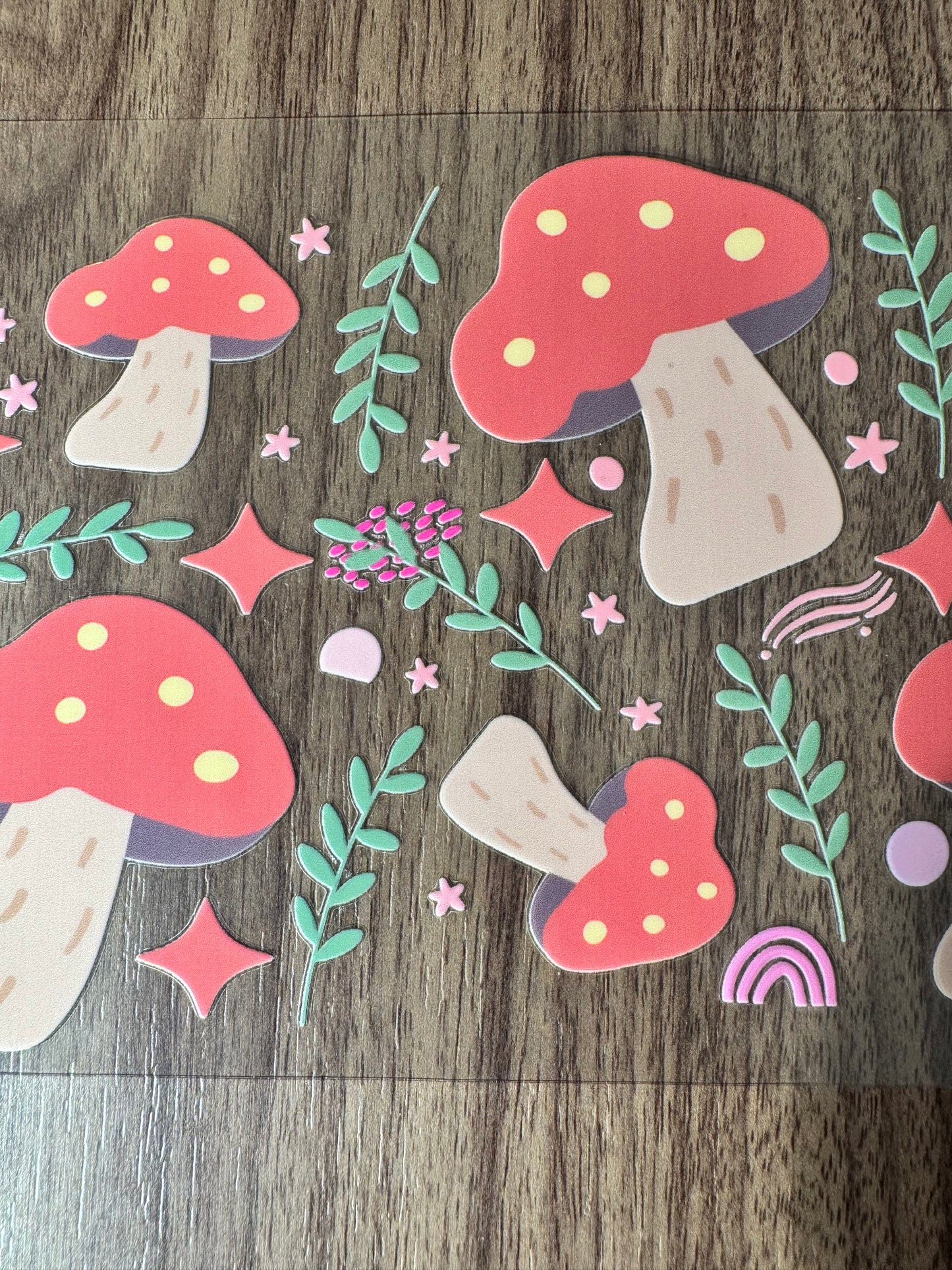 Cute Mushrooms Cup Wrap