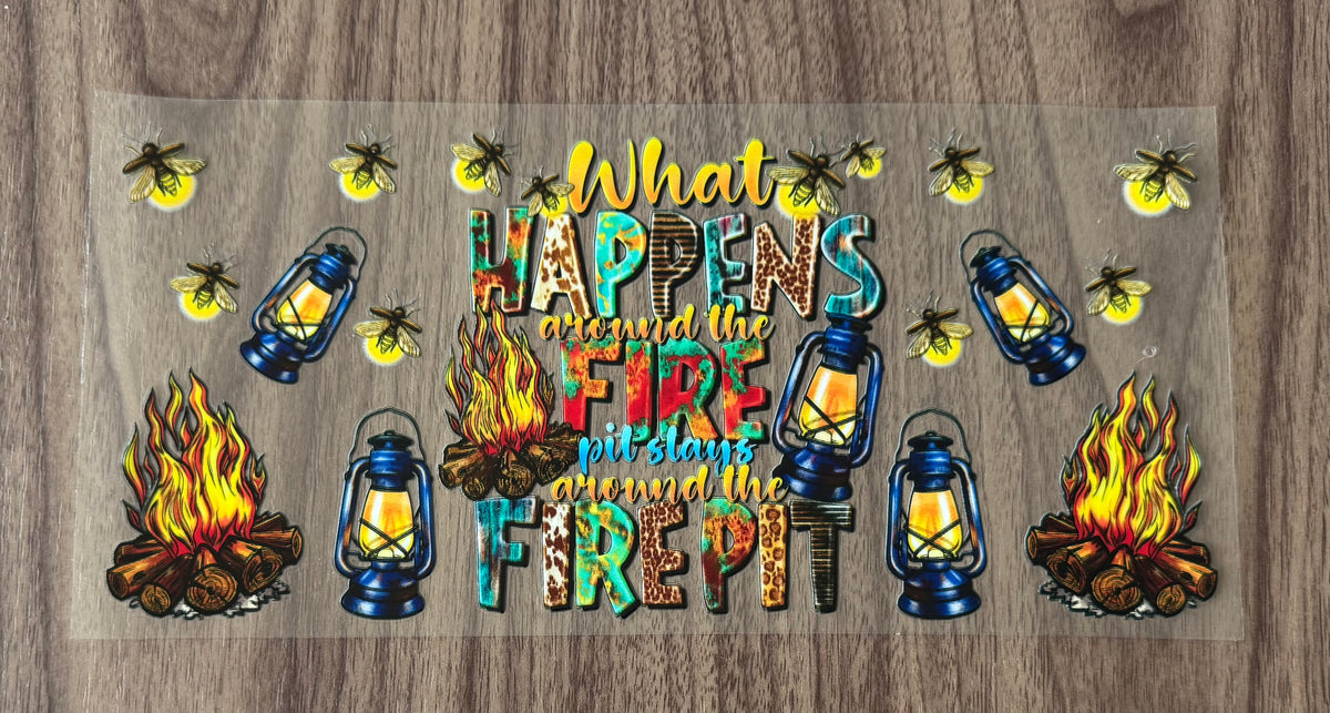 Funny Firepit Cup Wrap