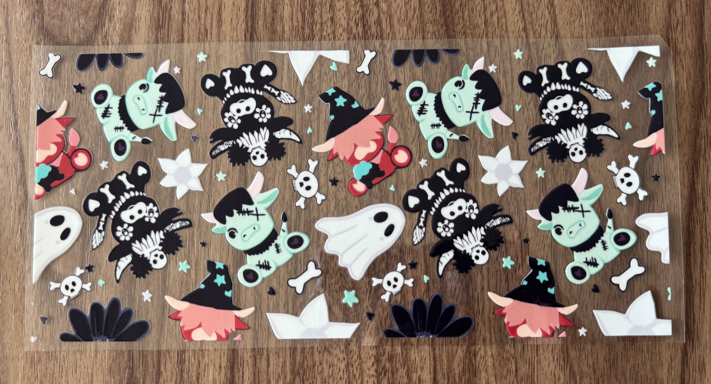 Halloween Cows Cup Wrap