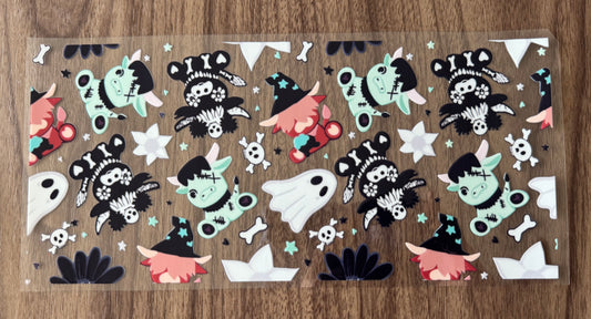 Halloween Cows Cup Wrap