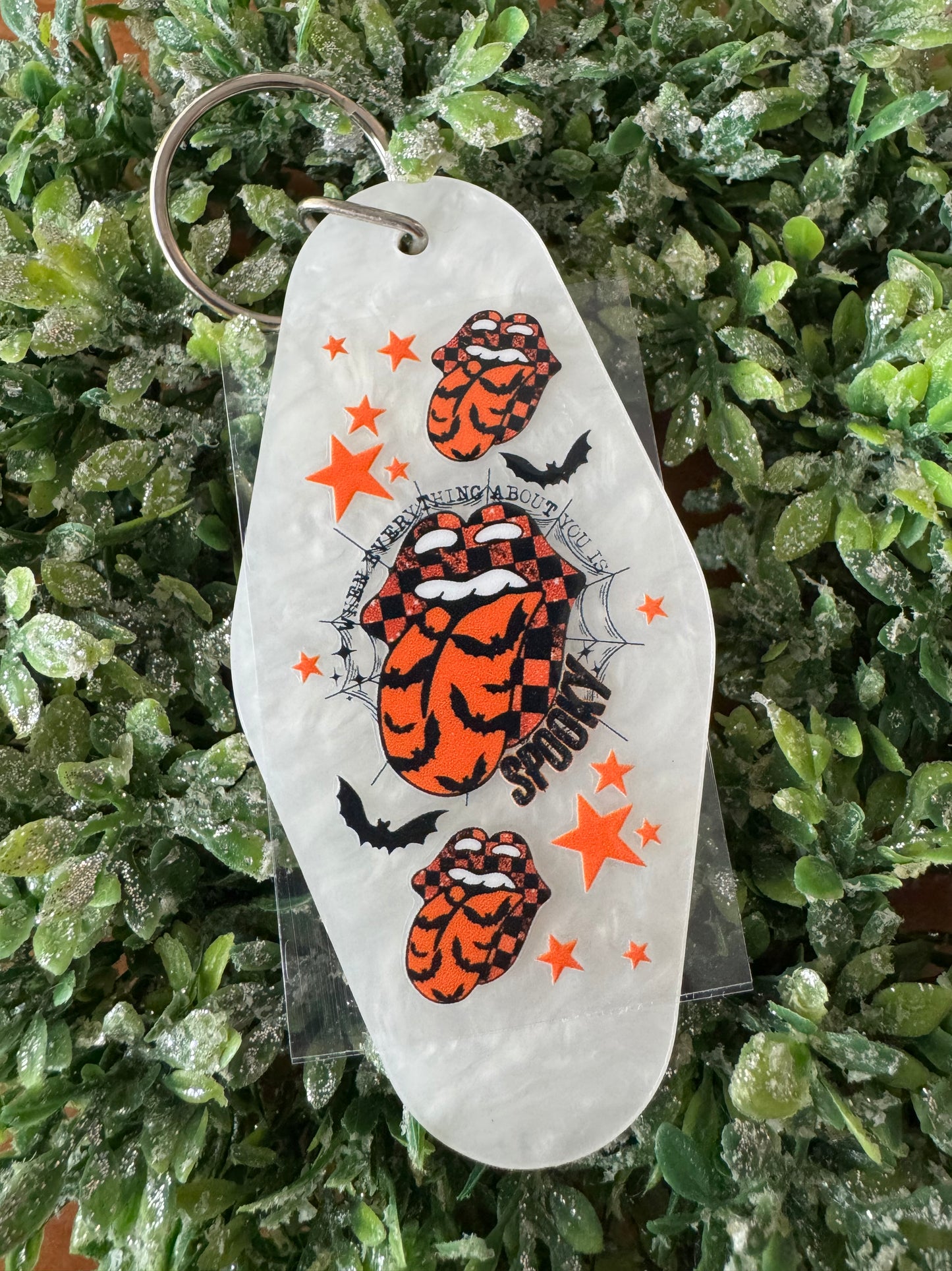Halloween Lips Keychain Decal