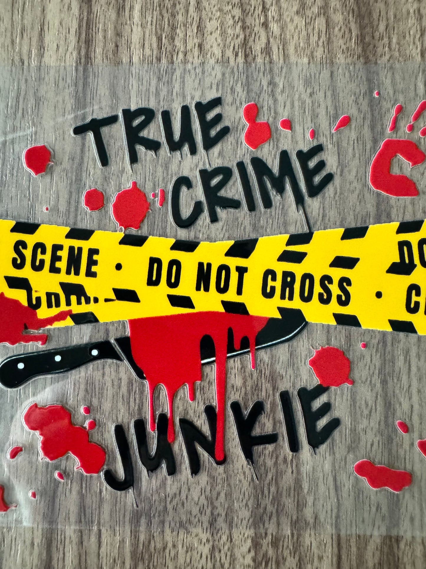 True Crime Junkie Cup Wrap