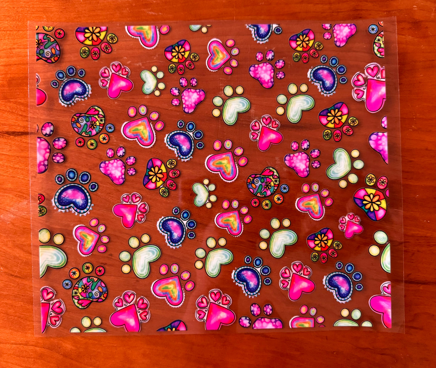 Colorful Paws Cup Wrap