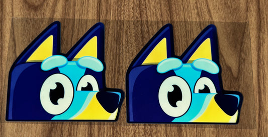 Blue Dog Face Cup Wrap