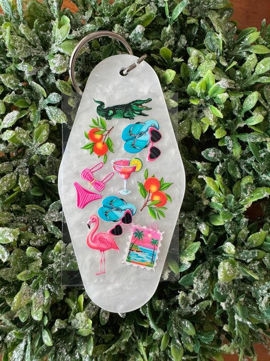 Summer Things Keychain Decal