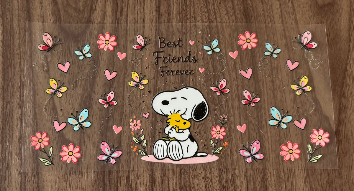 Peanut Dog Best Friends Cup Wrap