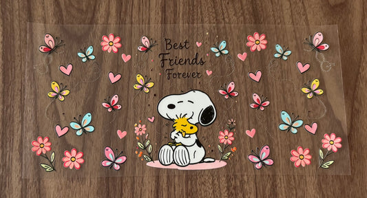 Peanut Dog Best Friends Cup Wrap
