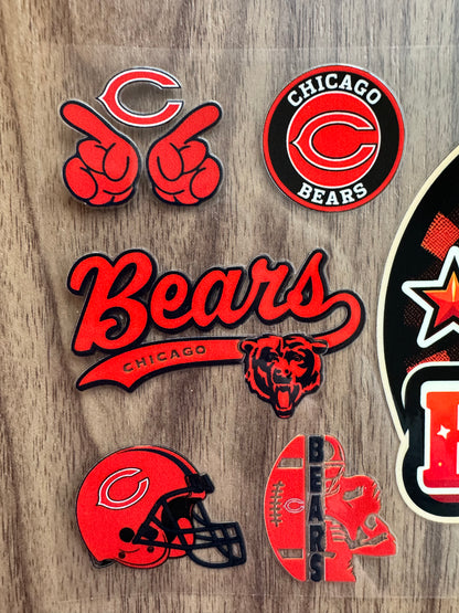 Chicago Football Helmet Cup Wrap