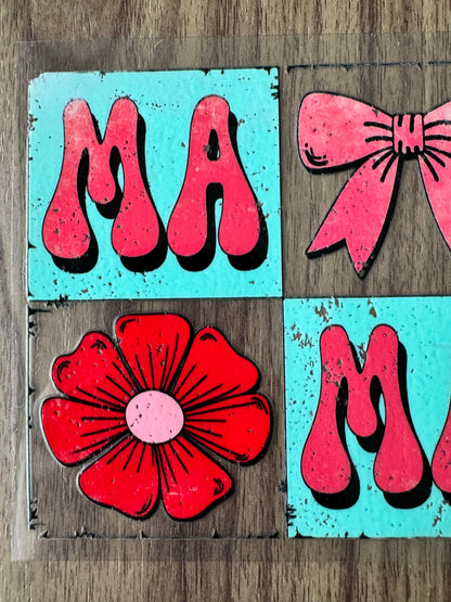 Checkered Mama Cup Wrap