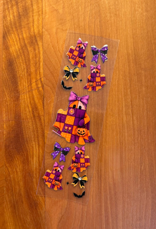 Halloween Patchwork Ghost Pen Wrap