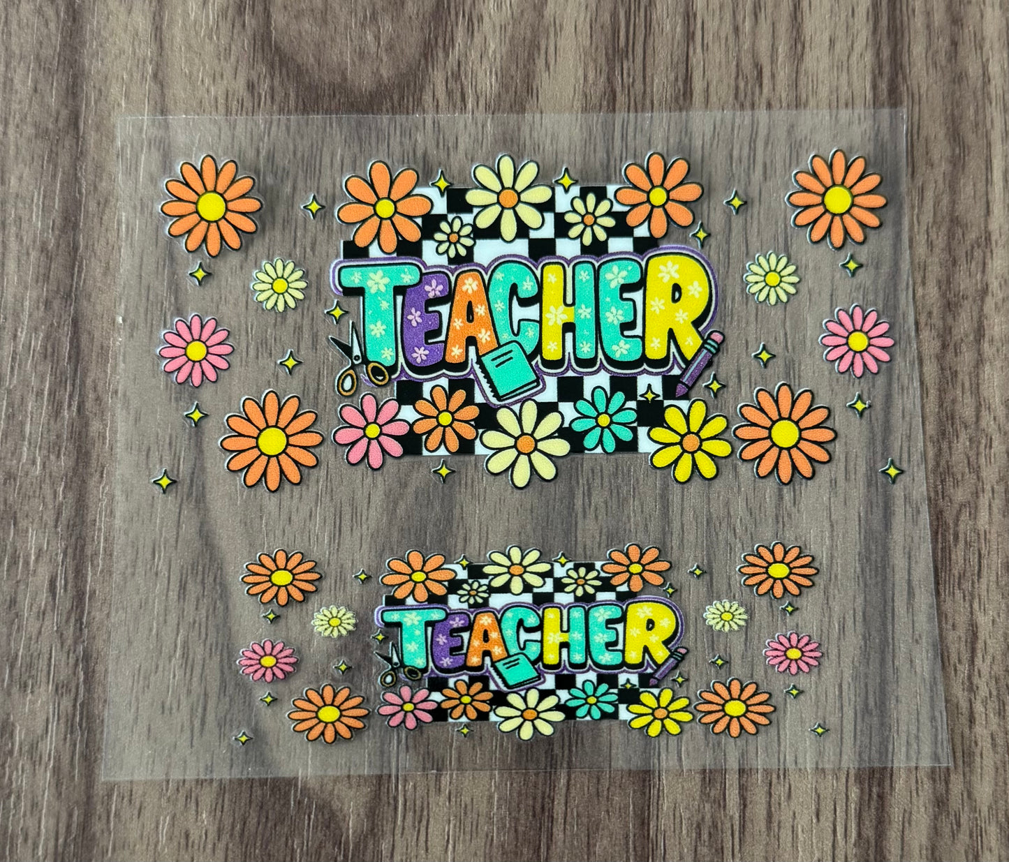 Flowery Teacher Mini Wrap