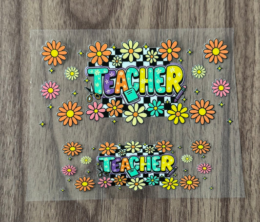 Flowery Teacher Mini Wrap