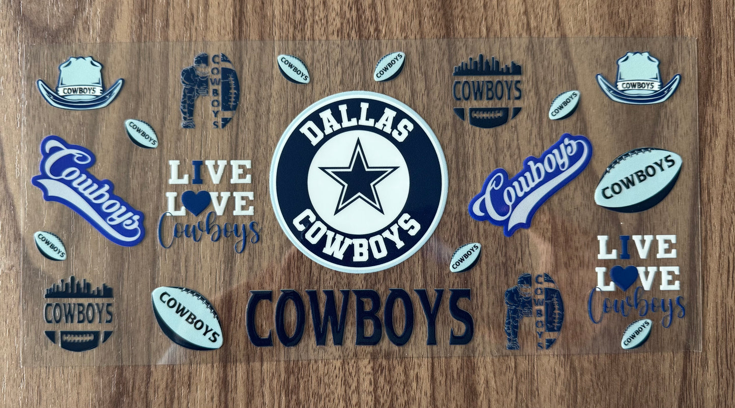 Texas Football Circle Cup Wrap