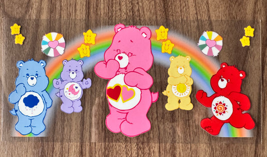 Colorful Bear Rainbow Cup Wrap