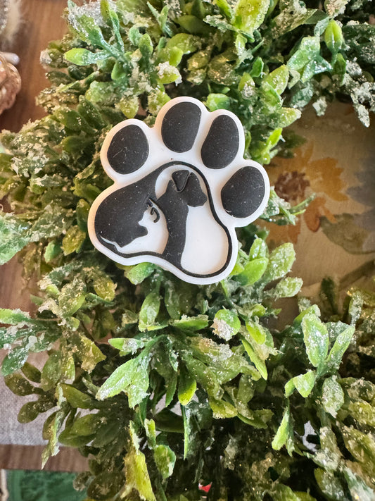 White Pet Paw Focal