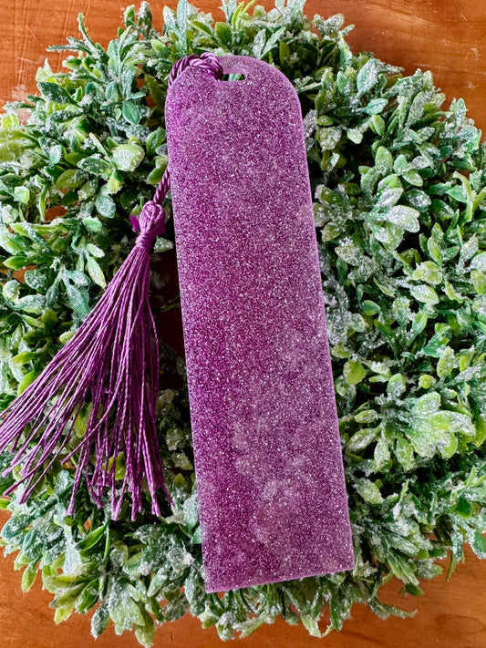 Lilac Purple Sparkly Bookmark