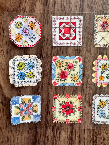 Flowery Patchwork Cup Wrap