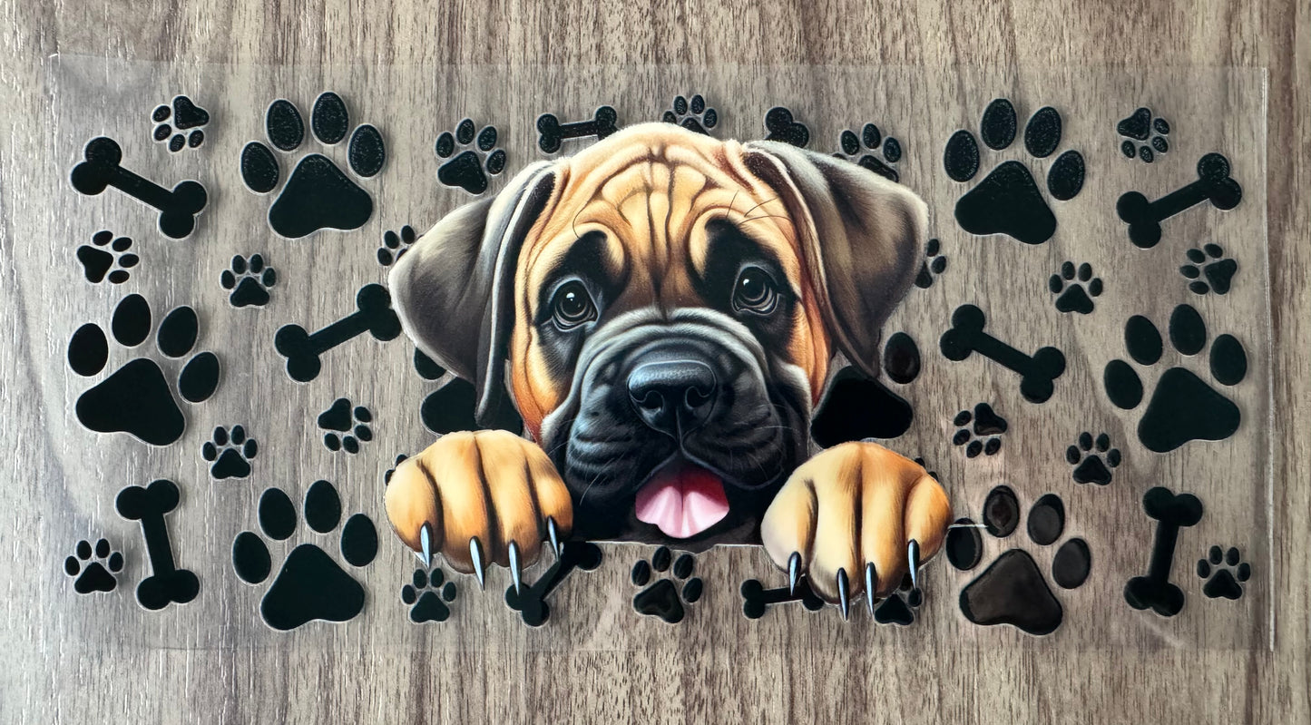Bullmastiff Paws Cup Wrap