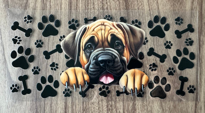 Bullmastiff Paws Cup Wrap
