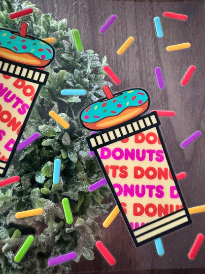 Donut Coffee Sprinkles Cup Wrap