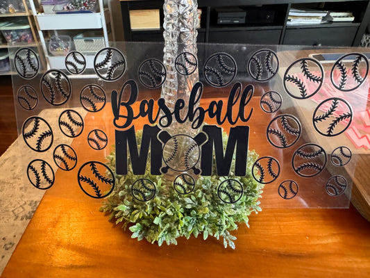 Baseball Mom Cup Wrap