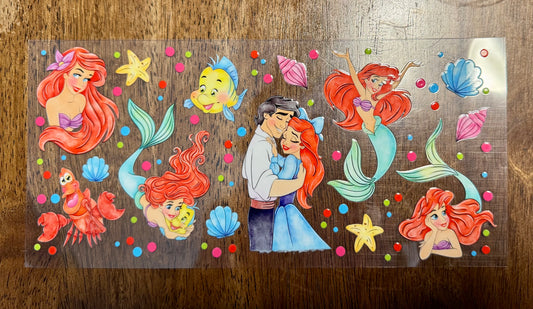 Happy Mermaid Princess Cup Wrap