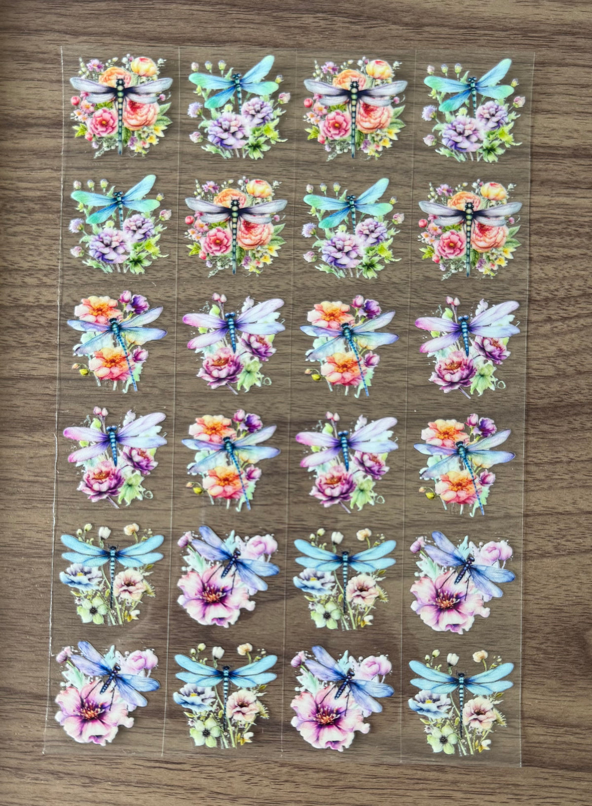 Flowery Dragonflies Sheet