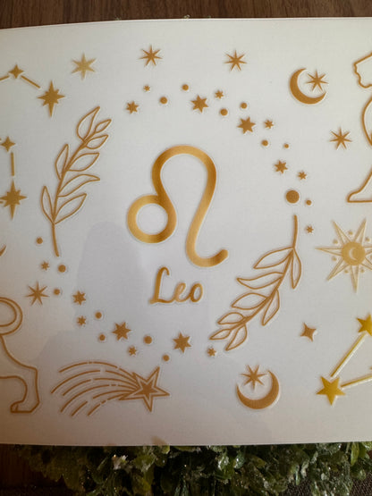 Leo Zodiac Cup Wrap