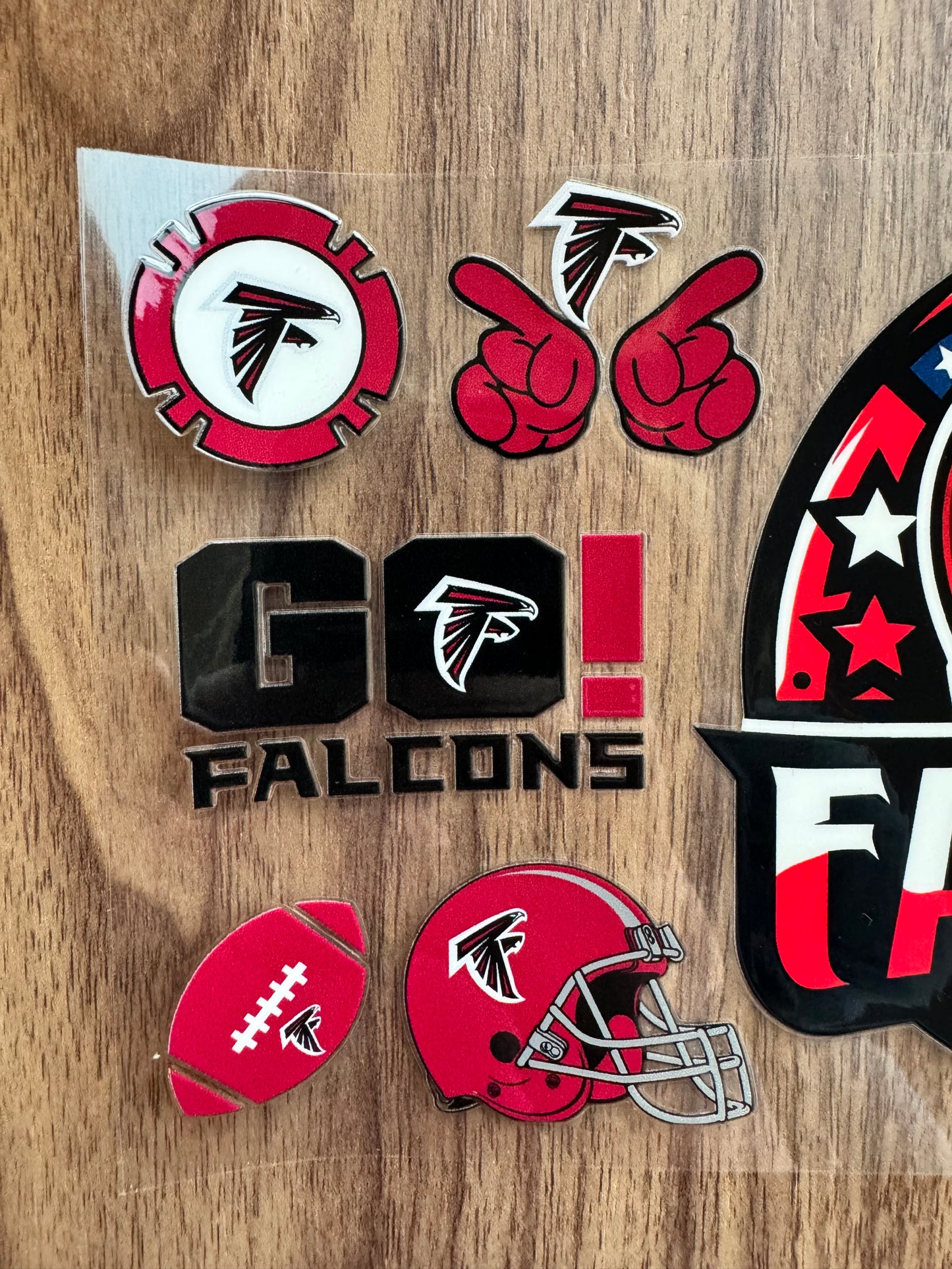 Atlanta Football Helmet Cup Wrap