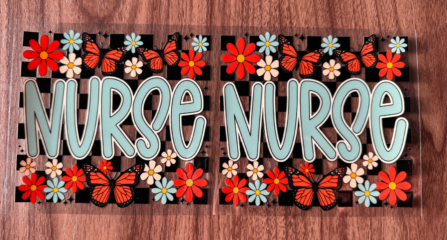 Checkered Nurse Decal Sheet