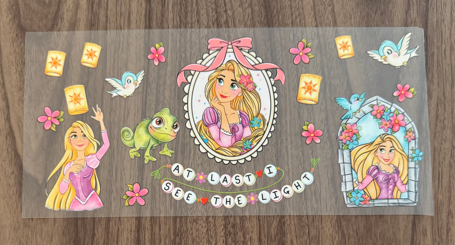 Fancy Long Haired Princess Cup Wrap