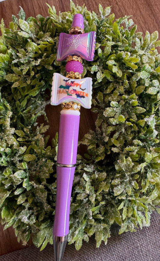 Purple Happy Halloween Pen