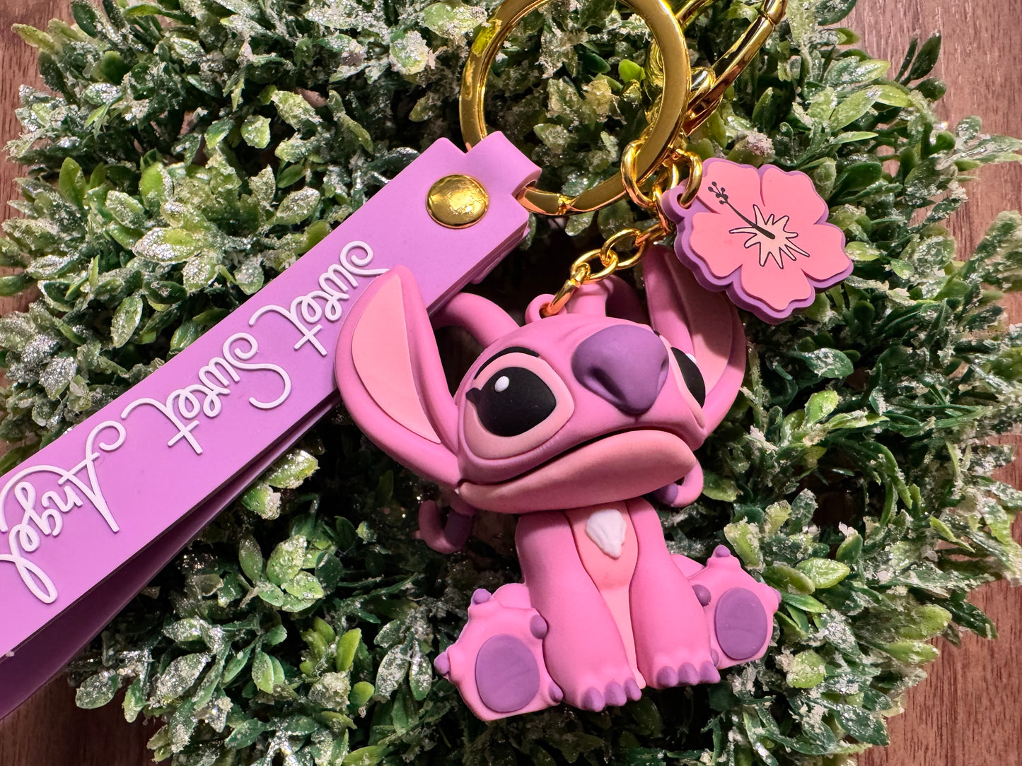 Pink Alien Keychain