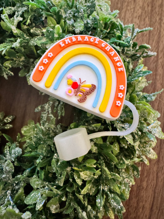 Embrace Change Straw Topper