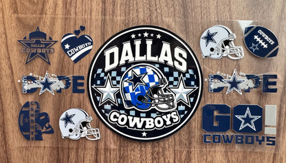 Dallas Football Helmet Cup Wrap