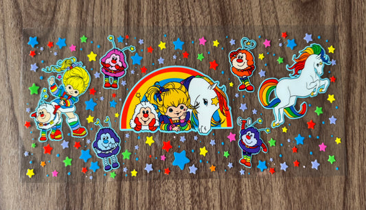 Rainbow Girl Stars Cup Wrap
