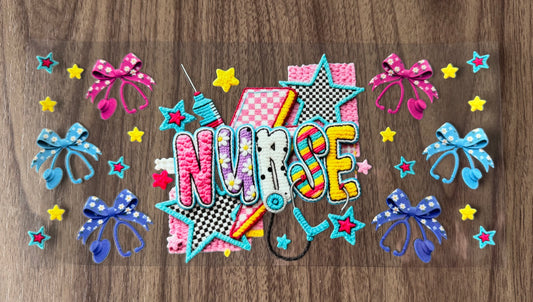 Patterned Nurse Cup Wrap