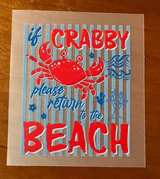 Stripped Crabby Transfer