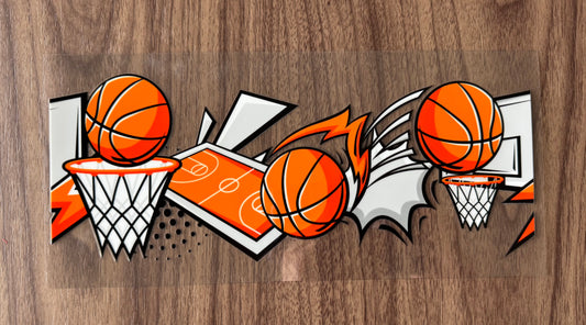 Basketball Court Cup Wrap