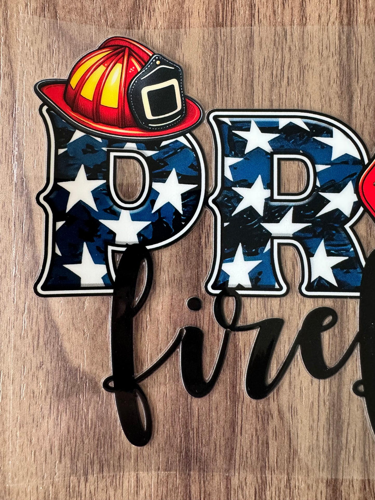 Proud Firefighter Cup Wrap