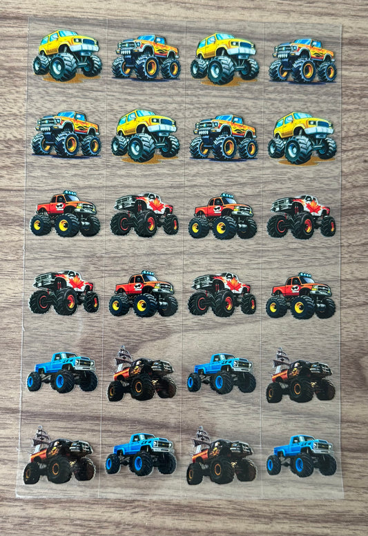 Monster Trucks Sheet