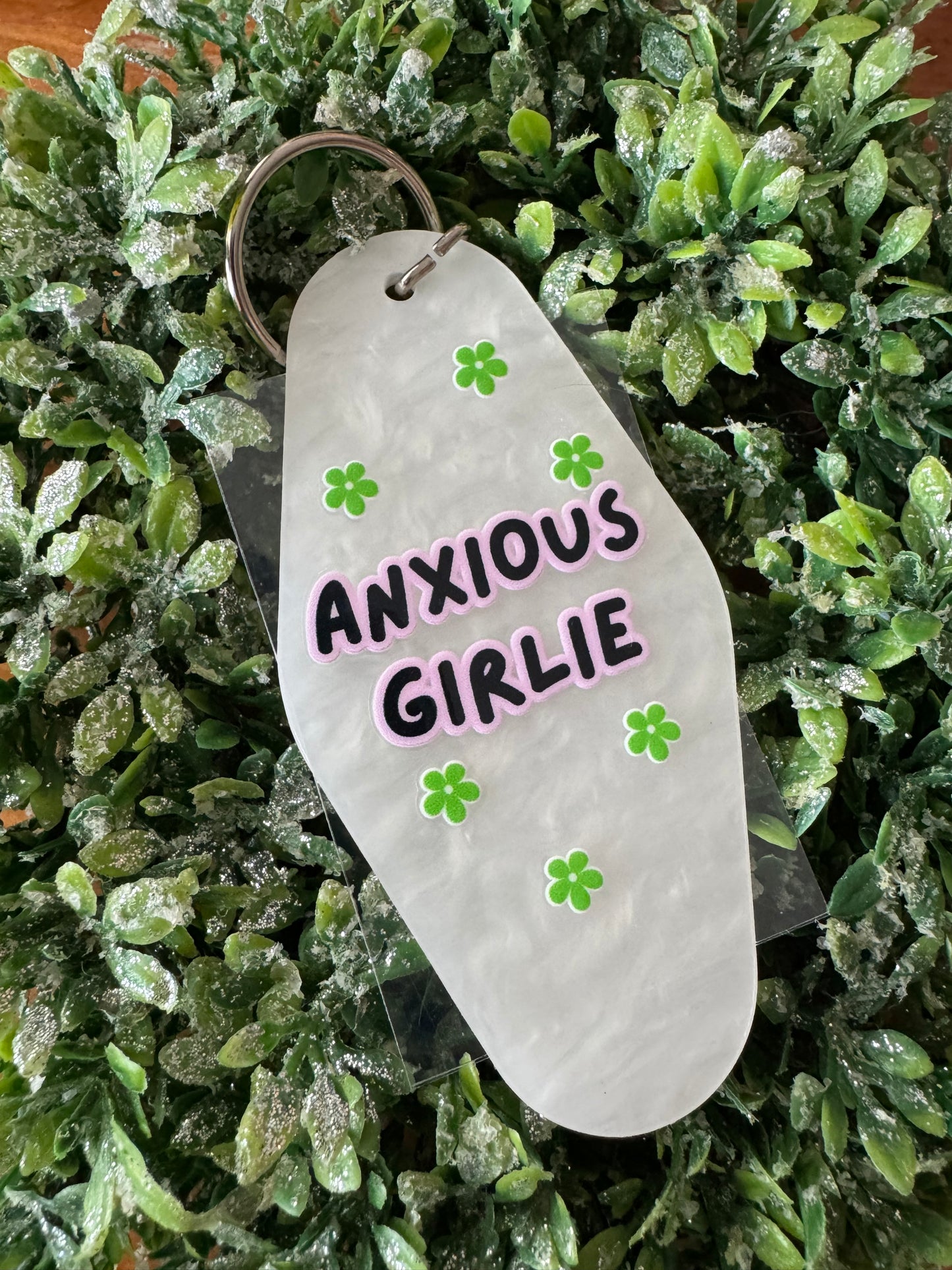 Anxious Girlie Keychain Decal