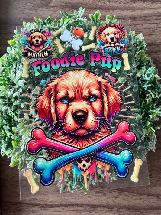 Foodie Pup Notebook Wrap (Small)