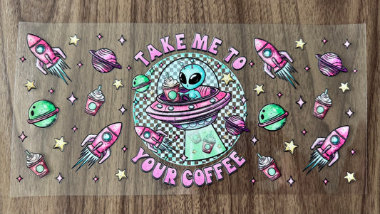 Coffee Alien Cup Wrap