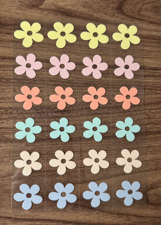 Pastel Flowers Sheet